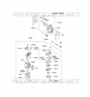 CARBURATEUR pour Kawasaki KCS525A