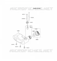 RESERVOIR CARBURANT/ROBINET pour Kawasaki KCS525A