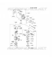 CARBURATEUR pour Kawasaki KCS525A