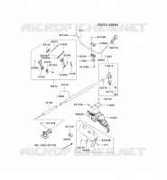 PIPE/GUIDON/GARDE pour Kawasaki KBH27C