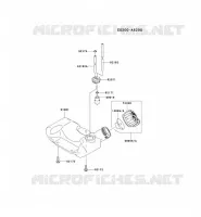 RESERVOIR CARBURANT/ROBINET pour Kawasaki KBH27C