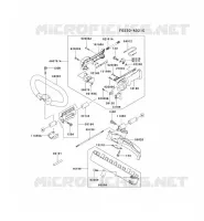PIPE/GUIDON/GARDE pour Kawasaki KBL33A