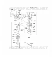CARBURATEUR pour Kawasaki KBL34A