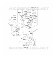PIPE/GUIDON/GARDE pour Kawasaki KBL34A