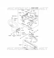PIPE/GUIDON/GARDE pour Kawasaki KBL34A