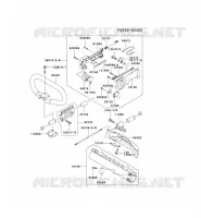 PIPE/GUIDON/GARDE pour Kawasaki KBL34A