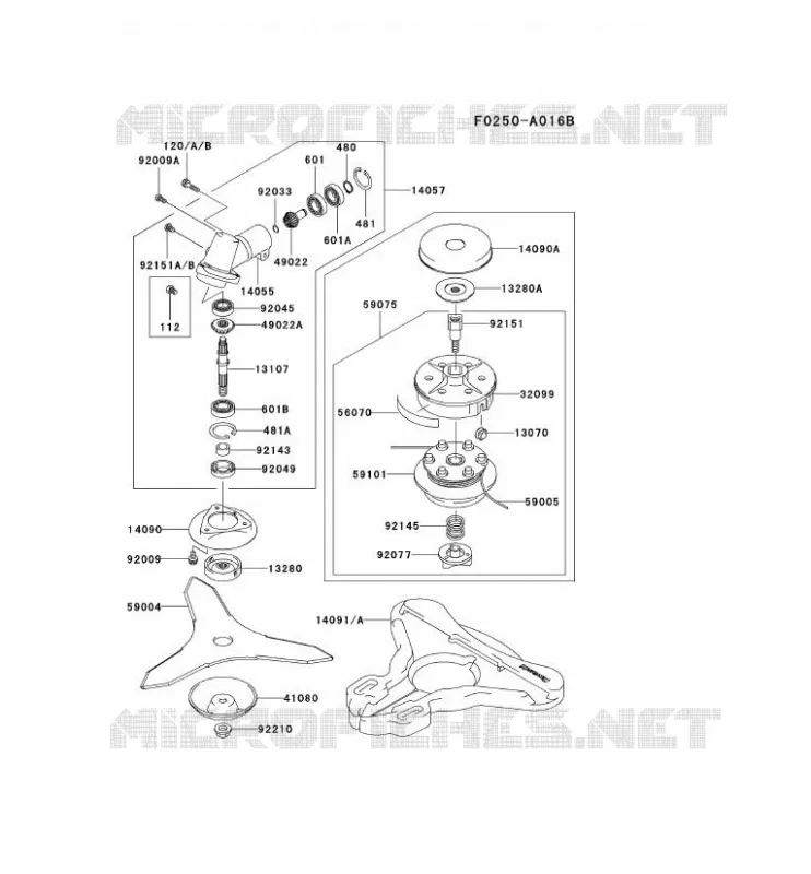 CASE/LAME Kawasaki Gardiennage HA HA034F KBH34A  HA034F-BS52