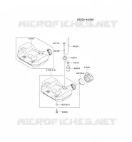 RESERVOIR CARBURANT/ROBINET pour Kawasaki KBH34A