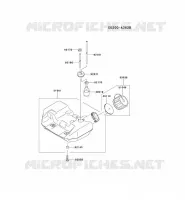 RESERVOIR CARBURANT/ROBINET pour Kawasaki KBL34A