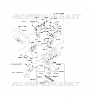 PIPE/GUIDON/GARDE pour Kawasaki KBL34A
