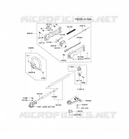 PIPE/GUIDON/GARDE pour Kawasaki KGT35D