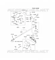 PIPE/GUIDON/GARDE pour Kawasaki KBH35B