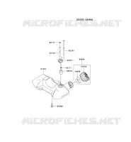 RESERVOIR CARBURANT/ROBINET pour Kawasaki KBH35B