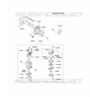 CARBURATEUR pour Kawasaki KBL45A