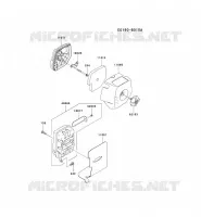 FILTRE &Agrave; AIR/POT D'&Egrave;CHAPPEMENT pour Kawasaki KBL45A