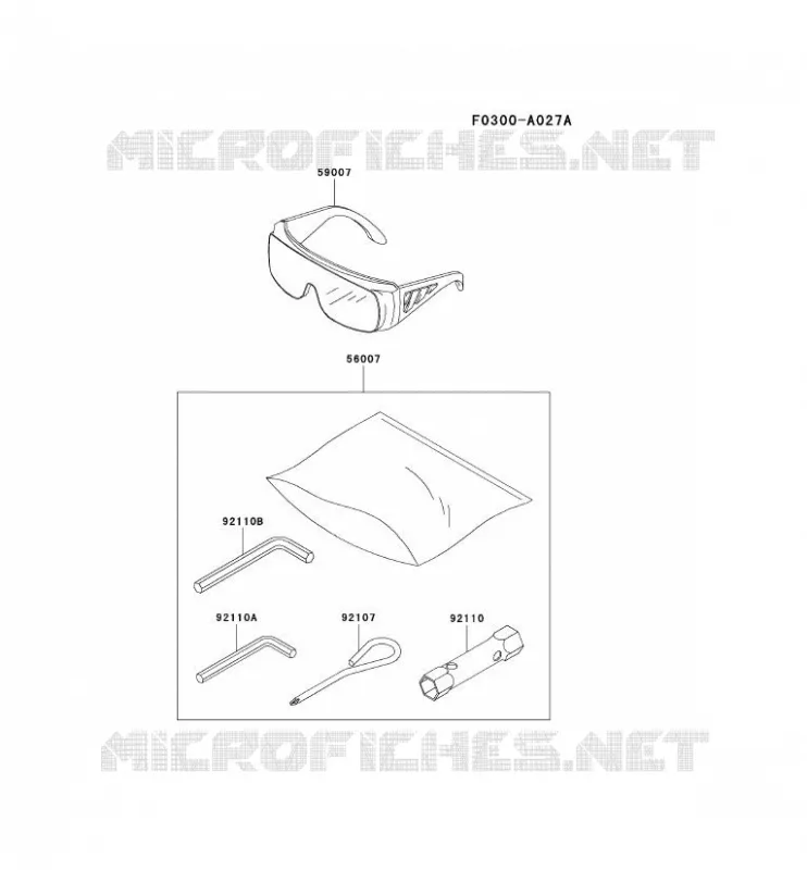 OUTIL Kawasaki Gardiennage HA HA048F KBH48A  HA048F-AS53