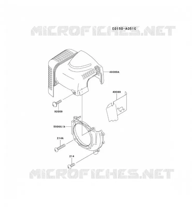 REFROIDISSEMENT Kawasaki Gardiennage HA HA048F KBH48A  HA048F-AS53