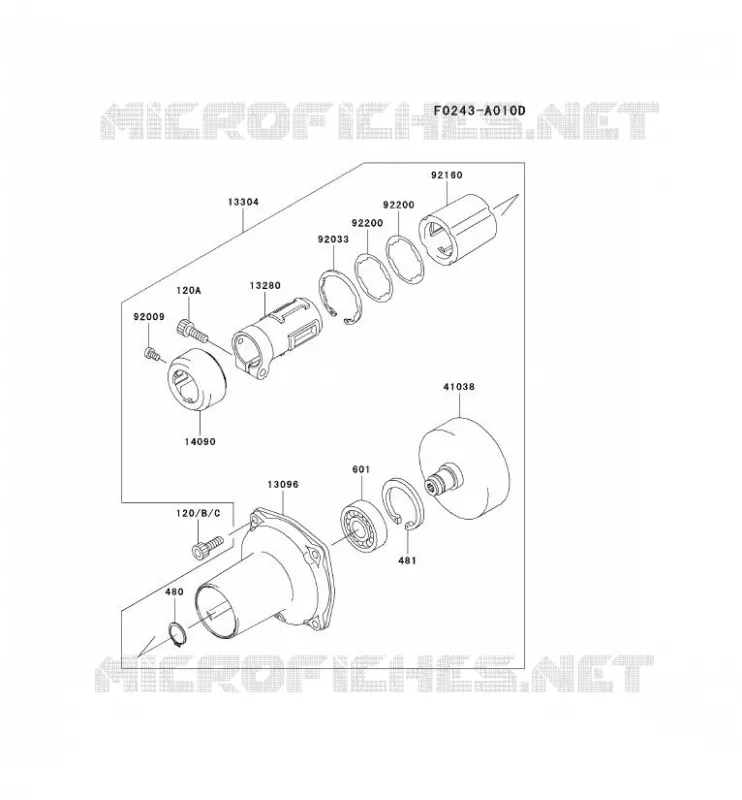 LOGEMENT Kawasaki Gardiennage HA HA048F KBH48A  HA048F-BT25