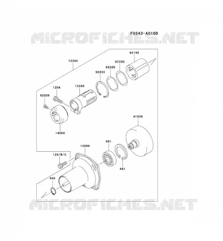 LOGEMENT Kawasaki Gardiennage HA HA048F KBH48A  HA048F-CS50