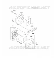 FILTRE &Agrave; AIR/POT D'&Egrave;CHAPPEMENT pour Kawasaki KBH48A