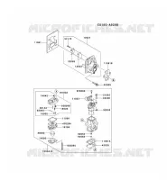 CARBURATEUR pour Kawasaki KBH53A