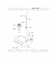RESERVOIR CARBURANT/ROBINET pour Kawasaki KBH53A