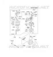 CARBURATEUR pour Kawasaki KHT600SC