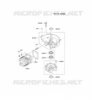 CULASSE/CARTER MOTEUR pour Kawasaki KHT600SC