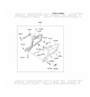GUIDON pour Kawasaki KHT600SC