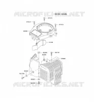 REFROIDISSEMENT pour Kawasaki KHT600SC