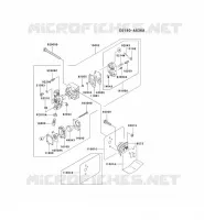 CARBURATEUR pour Kawasaki KHT750D