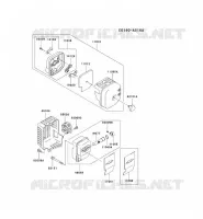 FILTRE &Agrave; AIR/POT D'&Egrave;CHAPPEMENT pour Kawasaki KEL26A