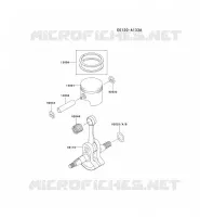 PISTON/VILEBREQUIN pour Kawasaki KEL26A