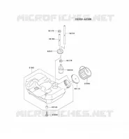 RESERVOIR CARBURANT/ROBINET pour Kawasaki KEL26A