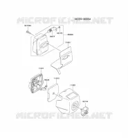 FILTRE &Agrave; AIR/POT D'&Egrave;CHAPPEMENT pour Kawasaki KMS27A