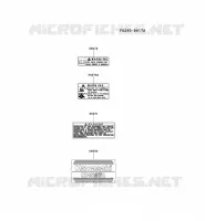 LABEL pour Kawasaki KMS27A