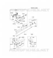 PIPE/GUIDON/GARDE pour Kawasaki KMS27A