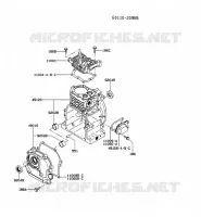 CULASSE/CARTER MOTEUR pour Kawasaki FA MOTORS