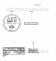 LABEL pour Kawasaki FA MOTORS