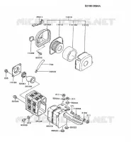 FILTRE &Agrave; AIR/POT D'&Egrave;CHAPPEMENT pour Kawasaki FA MOTORS