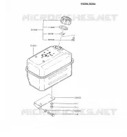 RESERVOIR CARBURANT/ROBINET pour Kawasaki FA MOTORS