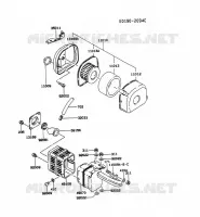 FILTRE &Agrave; AIR/POT D'&Egrave;CHAPPEMENT pour Kawasaki FA MOTORS