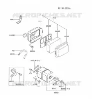 FILTRE &Agrave; AIR/POT D'&Egrave;CHAPPEMENT pour Kawasaki FA MOTORS