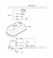 RESERVOIR CARBURANT/ROBINET pour Kawasaki FA MOTORS