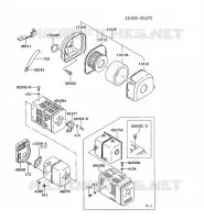 FILTRE &Agrave; AIR/POT D'&Egrave;CHAPPEMENT pour Kawasaki FA MOTORS