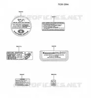 LABEL pour Kawasaki FA MOTORS