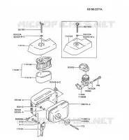 FILTRE &Agrave; AIR/POT D'&Egrave;CHAPPEMENT pour Kawasaki FC MOTORS