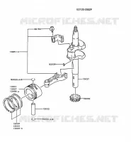 PISTON/VILEBREQUIN pour Kawasaki FC MOTORS