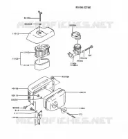 FILTRE &Agrave; AIR/POT D'&Egrave;CHAPPEMENT pour Kawasaki FC MOTORS