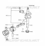 PISTON/VILEBREQUIN pour Kawasaki FC MOTORS